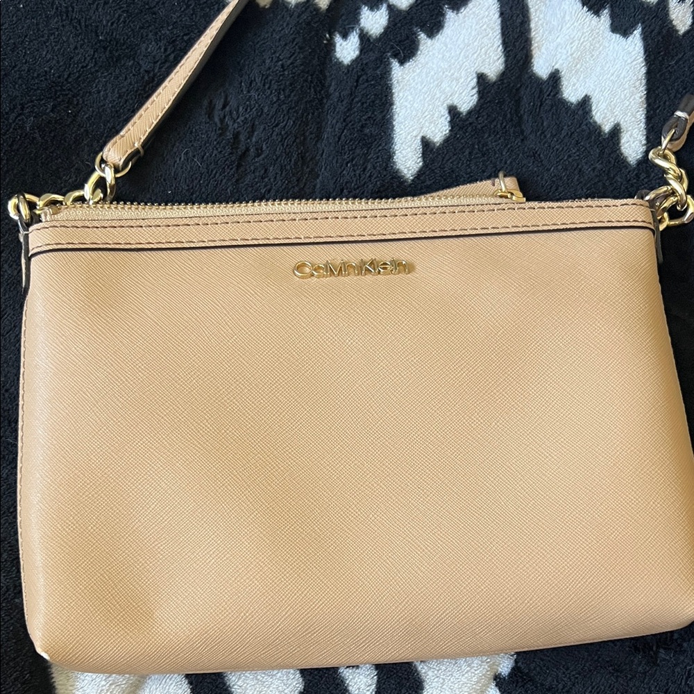 Calvin Klein Beige Crossbody Bag
